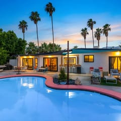 Mid-Century Vibe | Private Pool Mountain Views