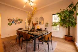 Hauser House, Modern Artful Spanish-style Bungalow