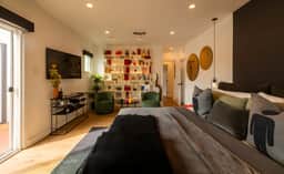 Hauser House, Modern Artful Spanish-style Bungalow