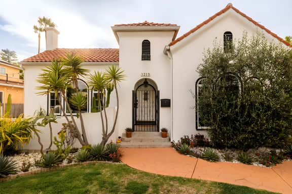 Hauser House, Modern Artful Spanish-style Bungalow